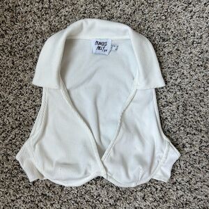 Princess Polly Ribbed White Bra Top